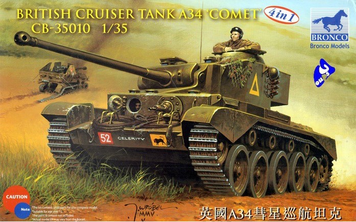 British Cruiser Tank A34 Comet