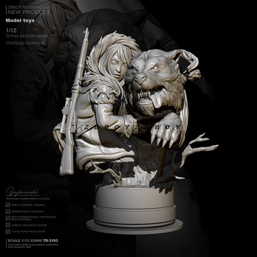 Jeune fille au loup.