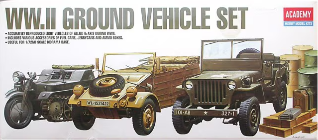 WWII Ground Vehicle Set-Sd.Kfz. 2 Kettenkrad